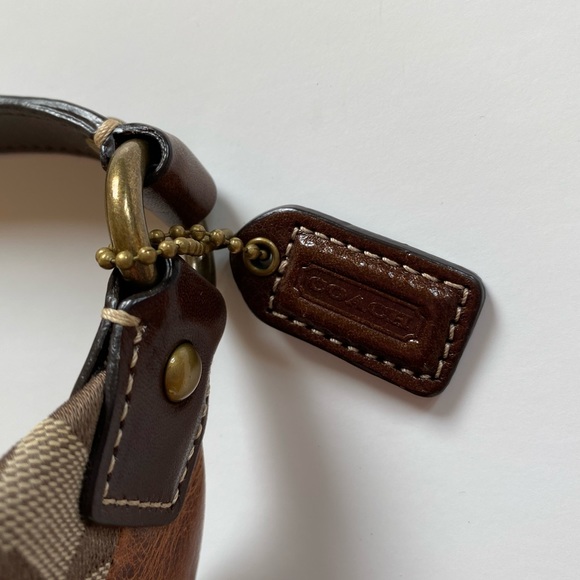 Coach RARE Patchwork Purse, Leather & Suede - Picture 6 of 7